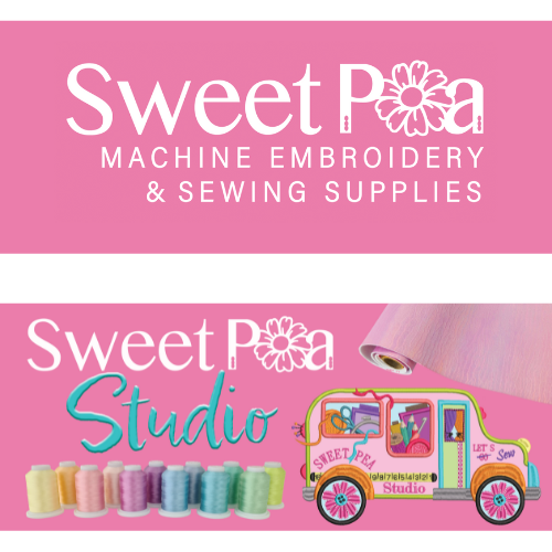 Sweet Pea Machine Embroidery